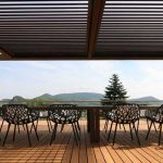 Pergola with Shade Blades